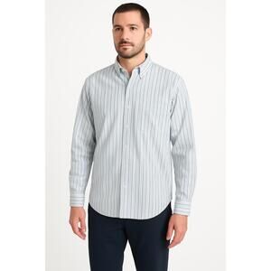 J.Crew Shirt Mens‎ Striped Button Down Long Sleeve Chest Pocket Shirt XL